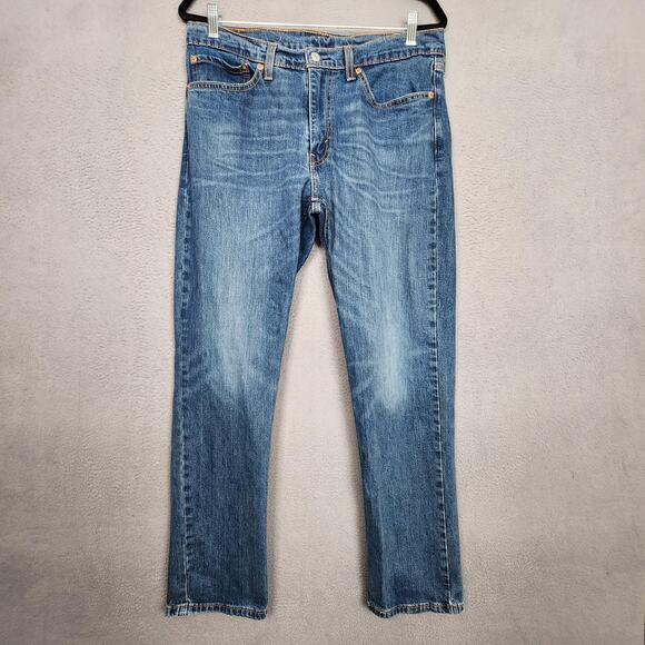 Levi's 511 Jeans Mens 34x30 Blue Slim Fit Stretch Denim 5-Pocket 04511-5402 - Picture 1 of 16